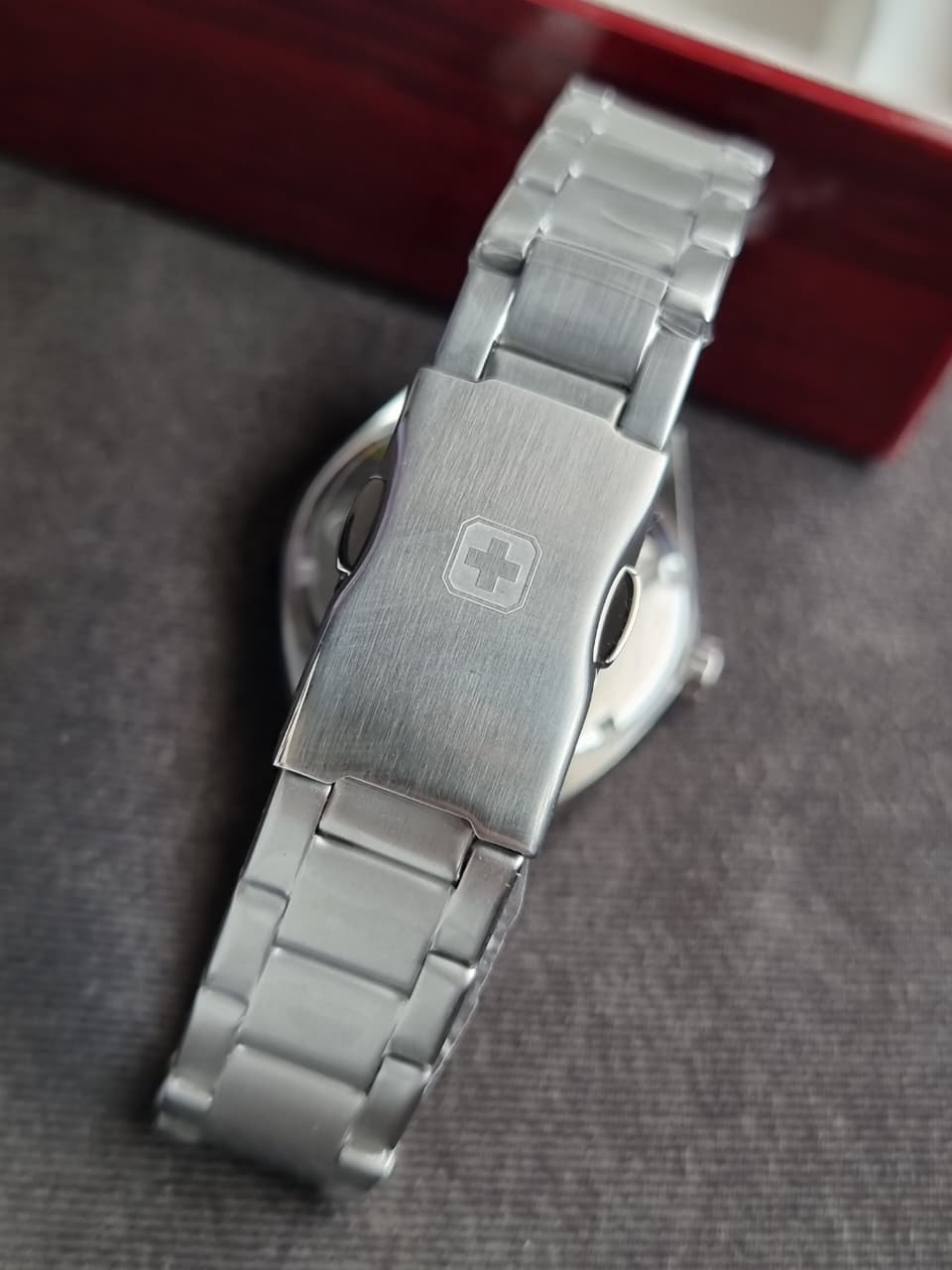 Swiss Military 06-5246 Men's Watch Black Dial Steel Bracelet 41mm