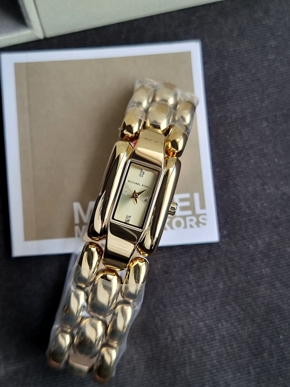 Michael Kors MK4921 Mini Women's Watch Gold Tone 21mm