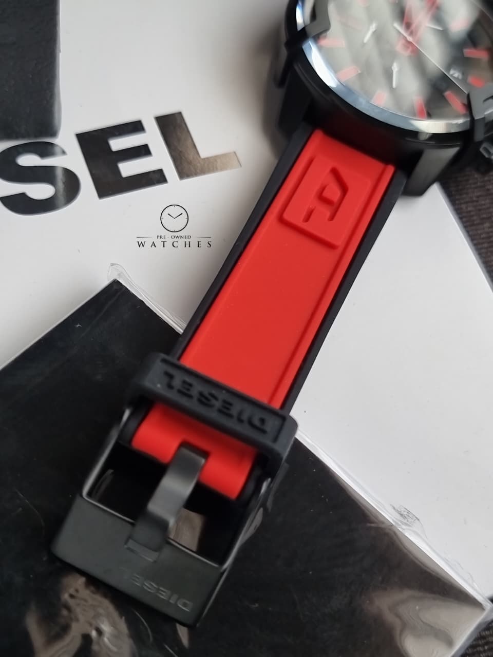 Diesel DZ4530 Men's Watch Chronograph Black Dial Steel 45mm