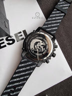 Diesel DZ4530 Men's Watch Chronograph Black Dial Steel 45mm