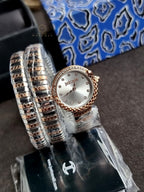 Just Cavalli JC1L302M0065 Enchanting Snake Women's Watch Silver Dial