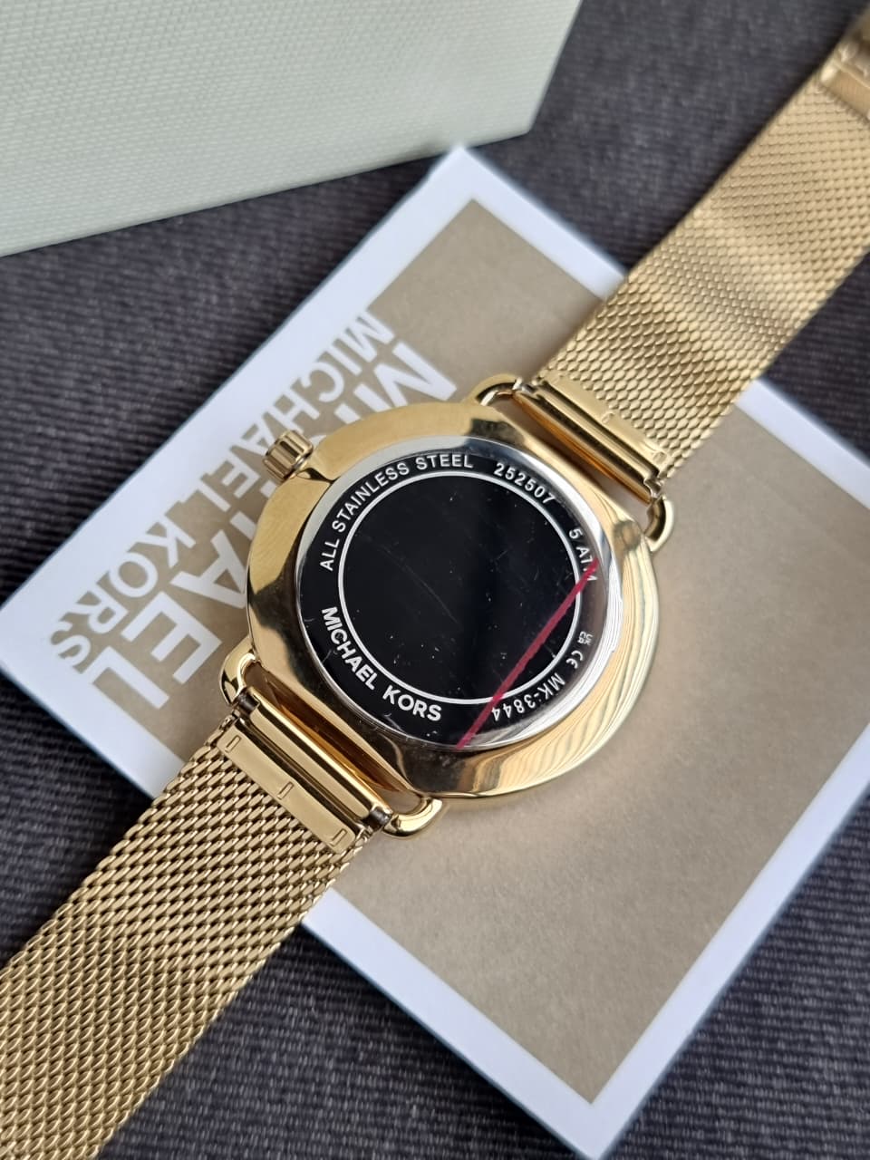 Michael Kors MK3844 Women's Watch – Gold-Tone Stainless Steel, Quartz, 37mm