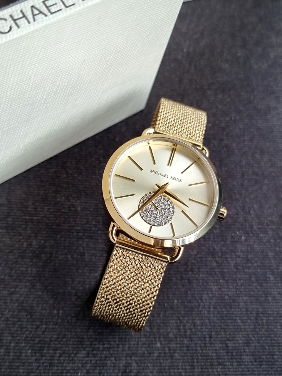 Michael Kors MK3844 Women's Watch – Gold-Tone Stainless Steel, Quartz, 37mm
