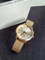 Michael Kors MK3844 Women's Watch – Gold-Tone Stainless Steel, Quartz, 37mm