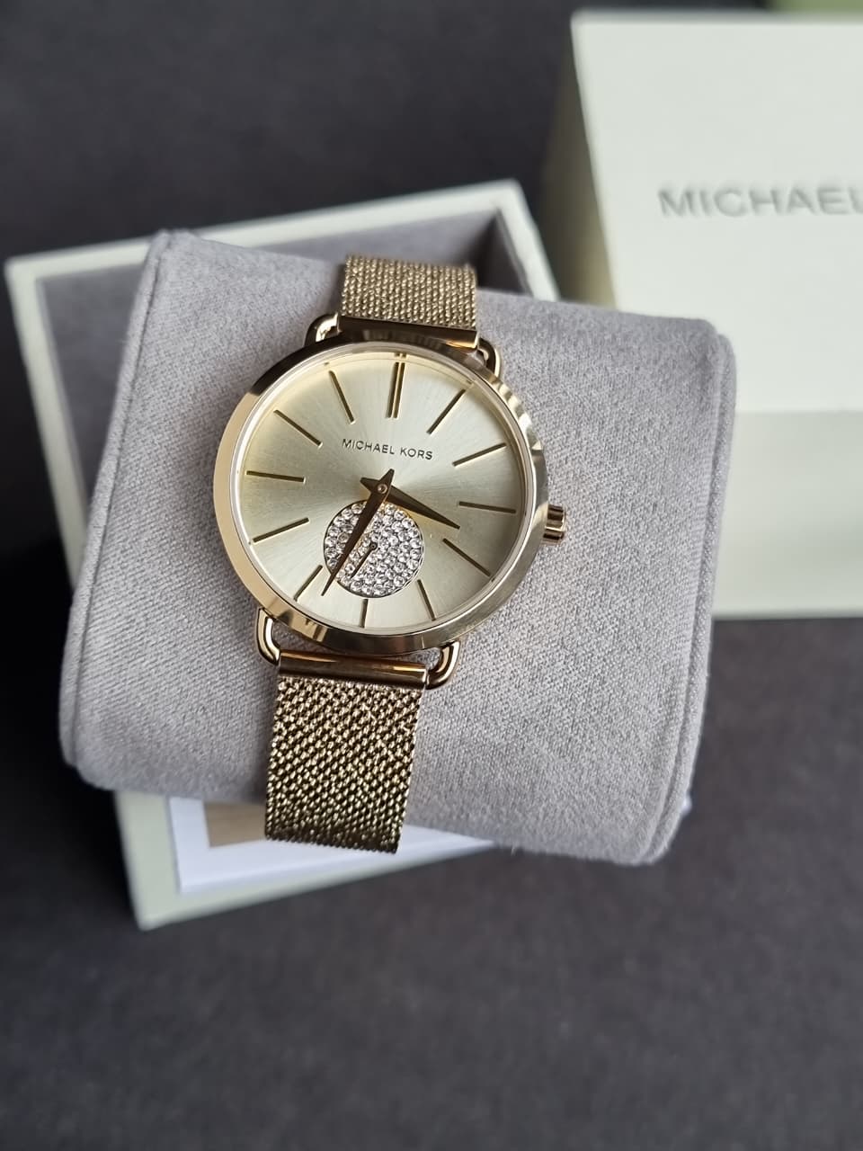 Michael Kors MK3844 Women's Watch – Gold-Tone Stainless Steel, Quartz, 37mm