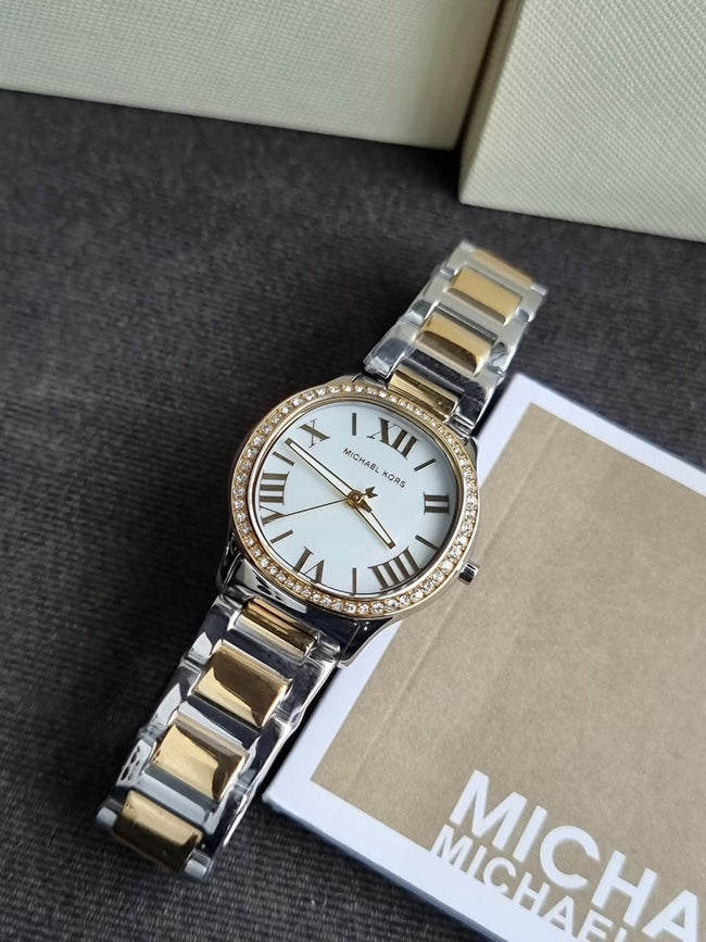 Michael Kors MK4910 Sage Women's Watch – Mother of Pearl Dial 31mm, Stainless Steel, Quartz Main Image