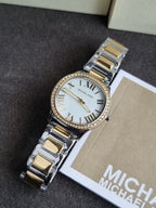 Michael Kors MK4910 Sage Women's Watch – Mother of Pearl Dial 31mm, Stainless Steel, Quartz