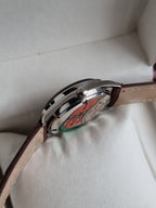 Vintage Rado Brown Dial Automatic Watch 34mm Men's Stainless Steel