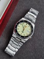 Seiko 5 Vintage Automatic Men's Watch – Luminous Dial, Stainless Steel, 35mm