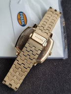 Fossil LE1217 Nick Jonas Machine Luxe Gold Watch Malachite Dial