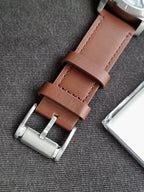 Fossil Privateer BQ2819 Men's Watch – Chronograph, Brown Leather Strap, Stainless Steel, Quartz