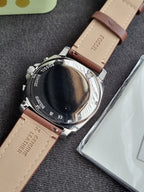 Fossil Privateer BQ2819 Men's Watch – Chronograph, Brown Leather Strap, Stainless Steel, Quartz