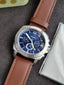 Fossil Privateer BQ2819 Men's Watch – Chronograph, Brown Leather Strap, Stainless Steel, Quartz
