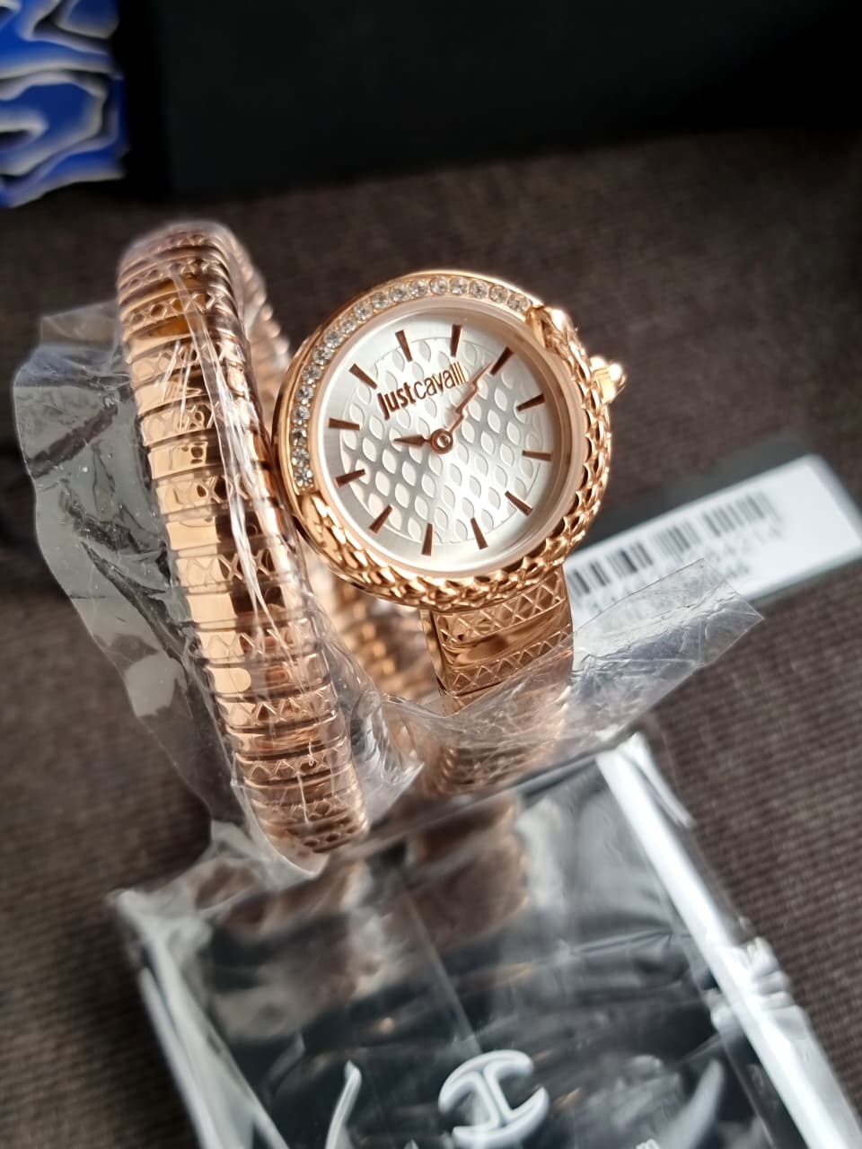 Just Cavalli Signature Snake JC1L301M0045 Women's Watch – Rose Gold Stainless Steel, Quartz