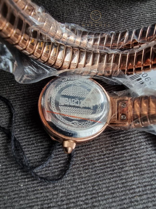 Just Cavalli Enchanting Snake JC1L302M0045 Women's Watch – Green Dial, Rose Gold Stainless Steel, Quartz Main Image