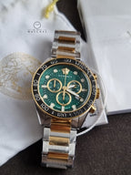 Versace Greca Dome VE6K00423 Men's Watch – Gold Tone, Round Dial, Quartz