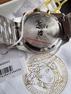 Versace Greca Dome VE6K00423 Men's Watch – Gold Tone, Round Dial, Quartz