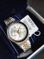 Maserati R8873640024 Men's Watch, Chronograph, Analogue, 44 mm, Challenge Collection, Gift Idea, Gold,Silver, 44, bracelet