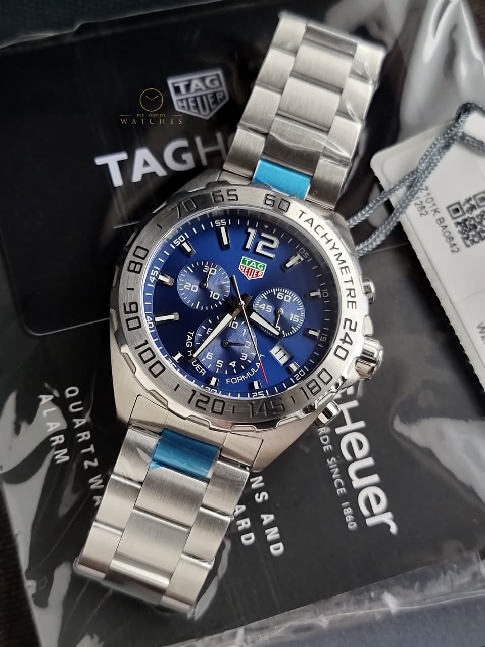 TAG Heuer Formula 1 Chronograph CAZ101K.BA0842 – Quartz, Stainless Steel, 43mm