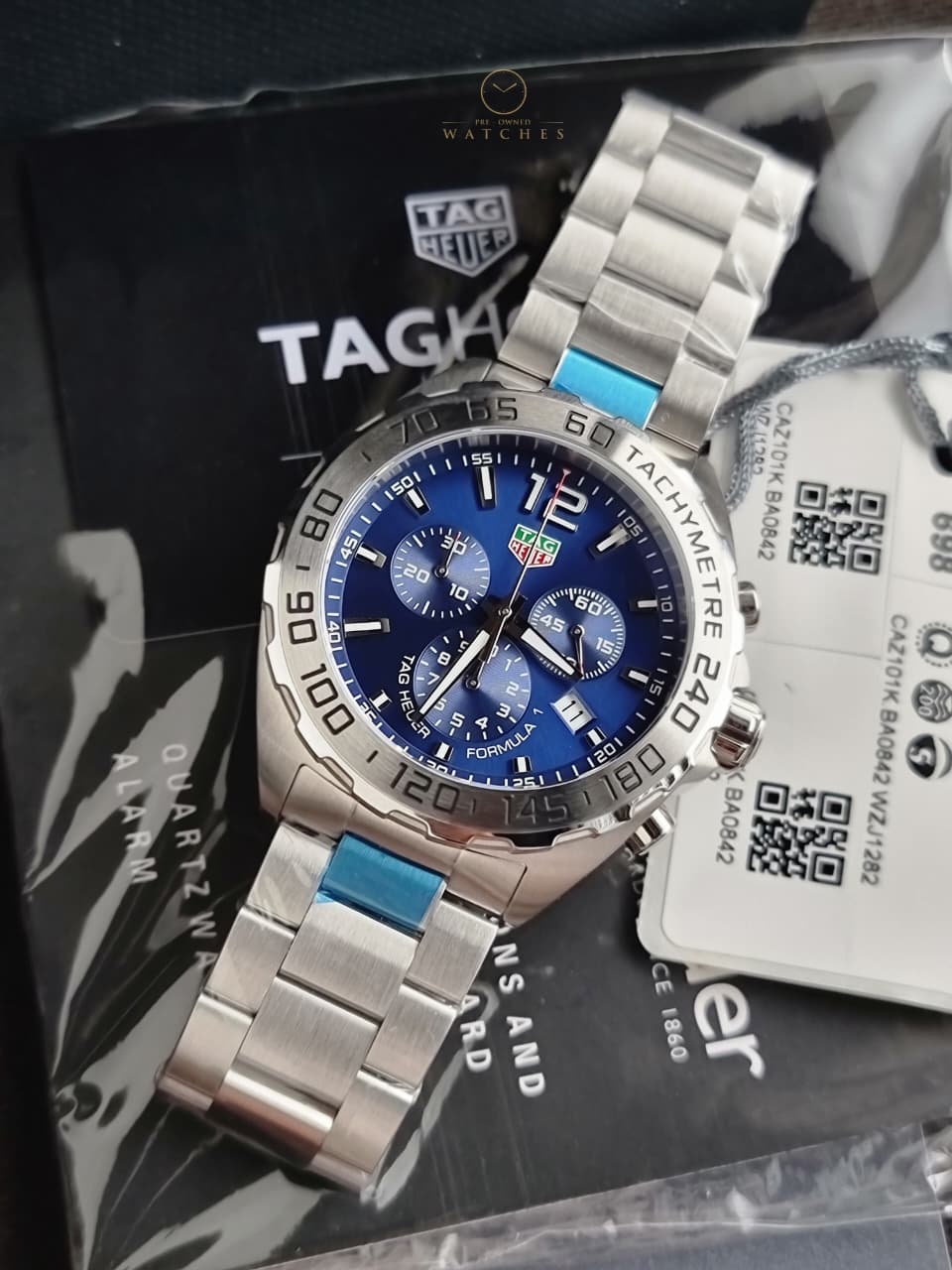 TAG Heuer Formula 1 Chronograph CAZ101K.BA0842 – Quartz, Stainless Steel, 43mm