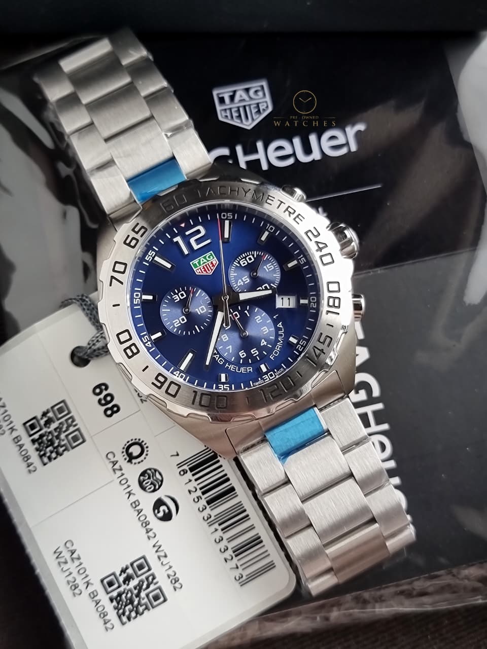 TAG Heuer Formula 1 Chronograph CAZ101K.BA0842 – Quartz, Stainless Steel, 43mm