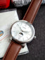 Fossil Rhett BQ2908 Men's Watch – Multifunction, Brown Leather Strap, Quartz