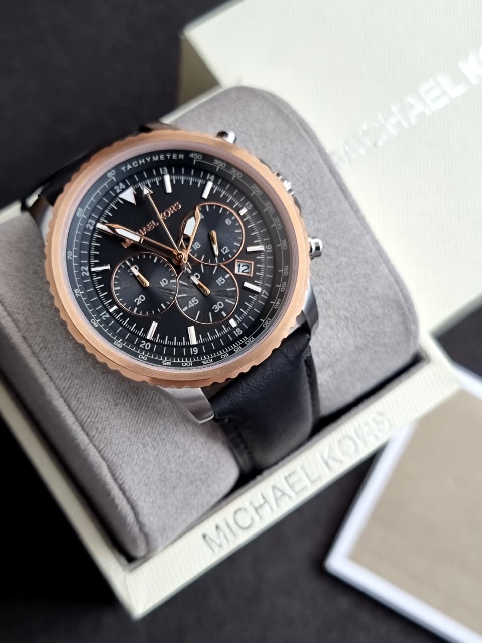 Michael Kors Cortlandt MK8905 Men's Watch – Chronograph, Stainless Steel, Quartz