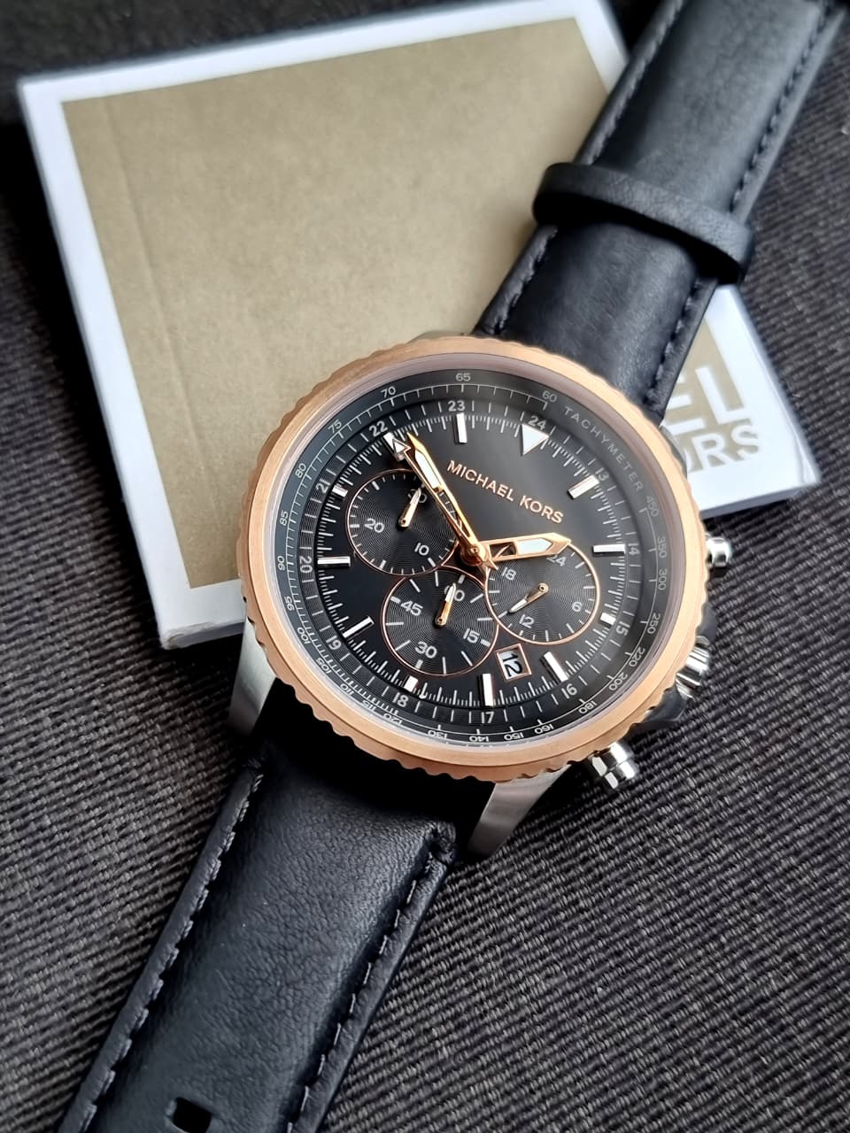 Michael Kors Cortlandt MK8905 Men's Watch – Chronograph, Stainless Steel, Quartz
