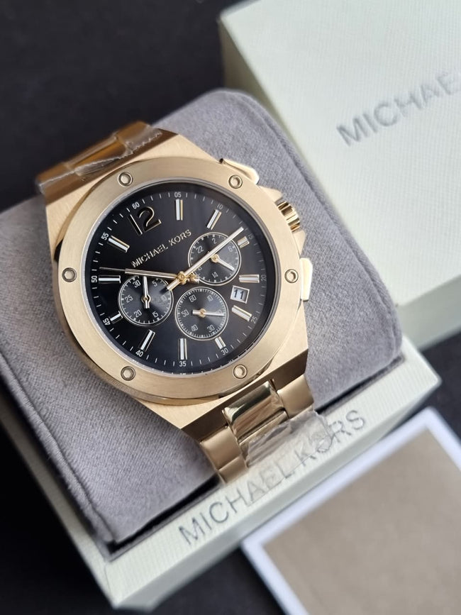 Michael Kors Lennox MKO1236 Men's Watch – Analog, Stainless Steel, Quartz Hover Image