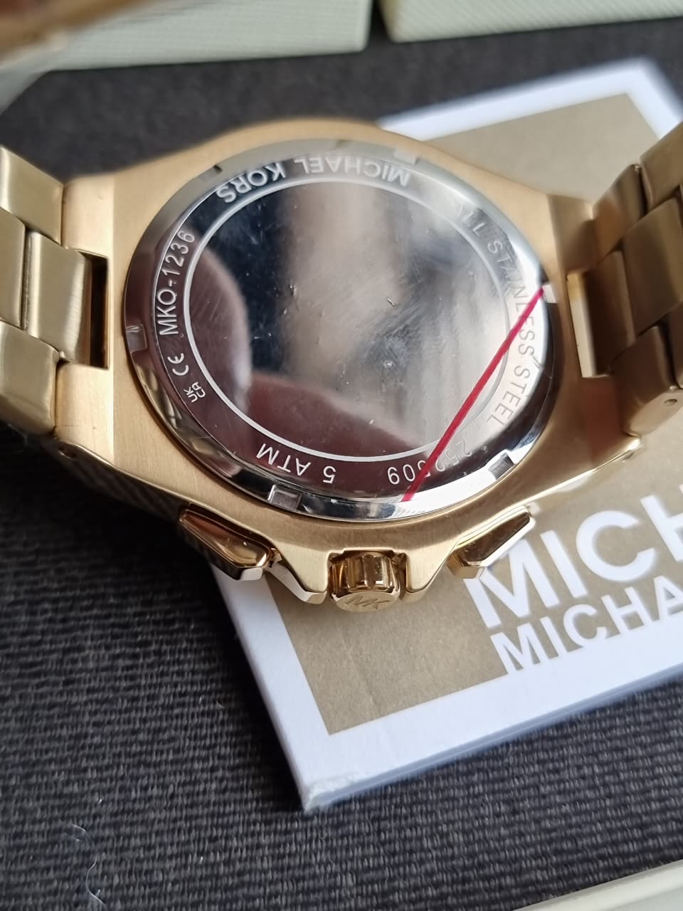 Michael Kors Lennox MKO1236 Men's Watch – Analog, Stainless Steel, Quartz