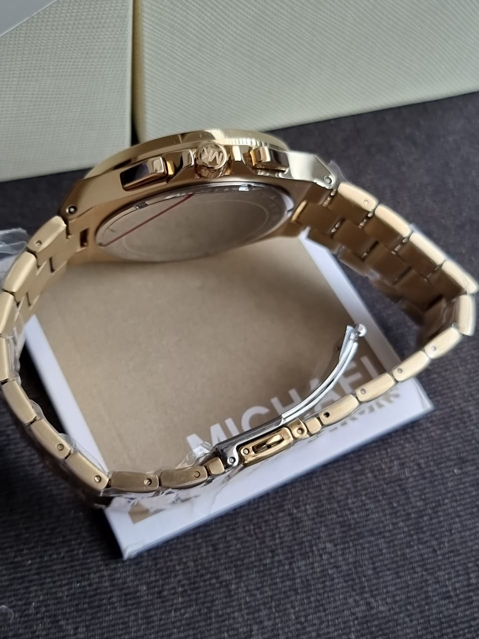 Michael Kors Lennox MKO1236 Men's Watch – Analog, Stainless Steel, Quartz
