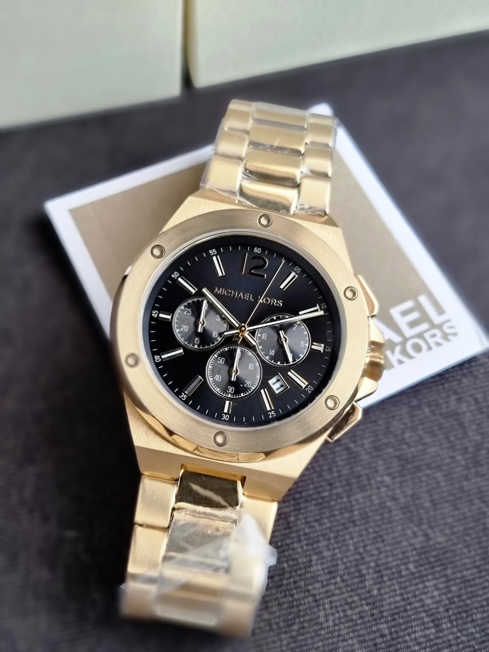 Michael Kors Lennox MKO1236 Men's Watch – Analog, Stainless Steel, Quartz