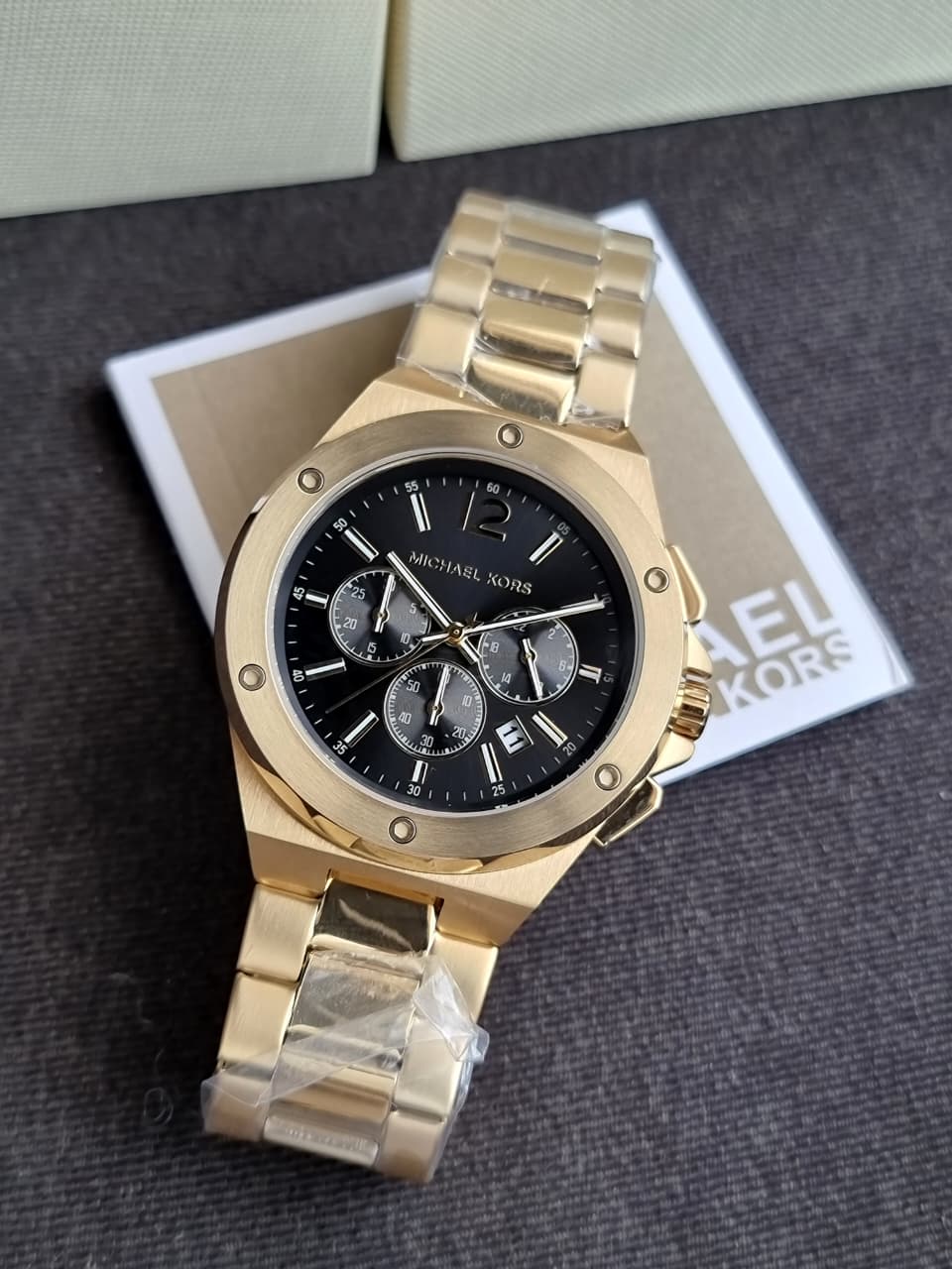 Michael Kors Lennox MKO1236 Men's Watch – Analog, Stainless Steel, Quartz
