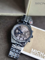 Michael Kors Men’s Quartz Stainless Steel Blue Dial 44mm Watch MK8480