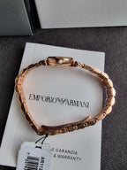 Emporio Armani Women’s Analog Stainless Steel Mother of Pearl Dial 22mm Watch AR11203