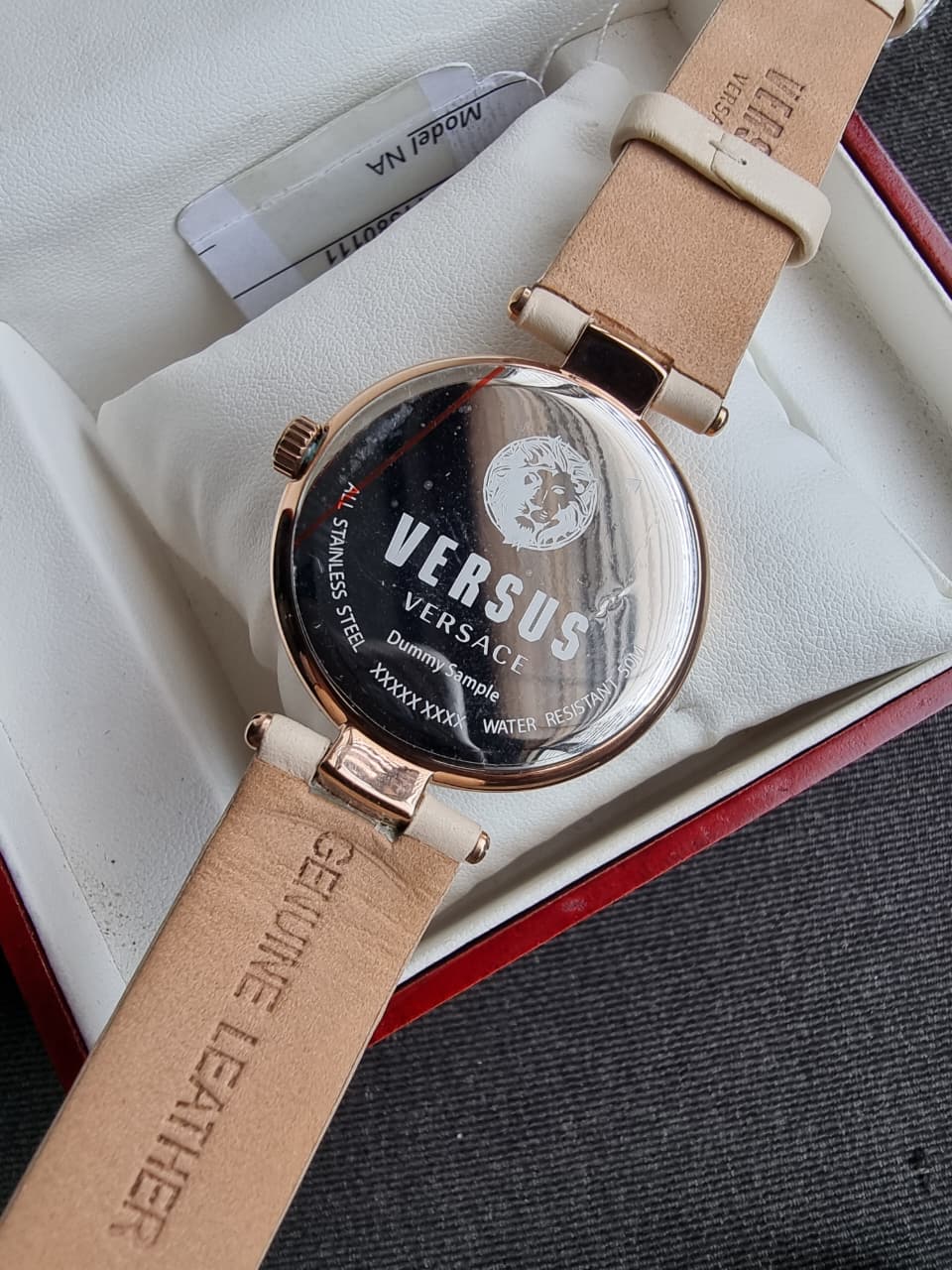 Versus Versace Women's Watch – 36mm, Light Pink Dial & Strap, Rose Gold Case