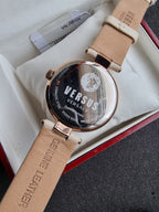 Versus Versace Women's Watch – 36mm, Light Pink Dial & Strap, Rose Gold Case