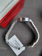 Versus Versace 36mm White Dial Silver Chain Women's Watch