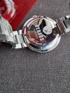 Versus Versace 36mm White Dial Silver Chain Women's Watch