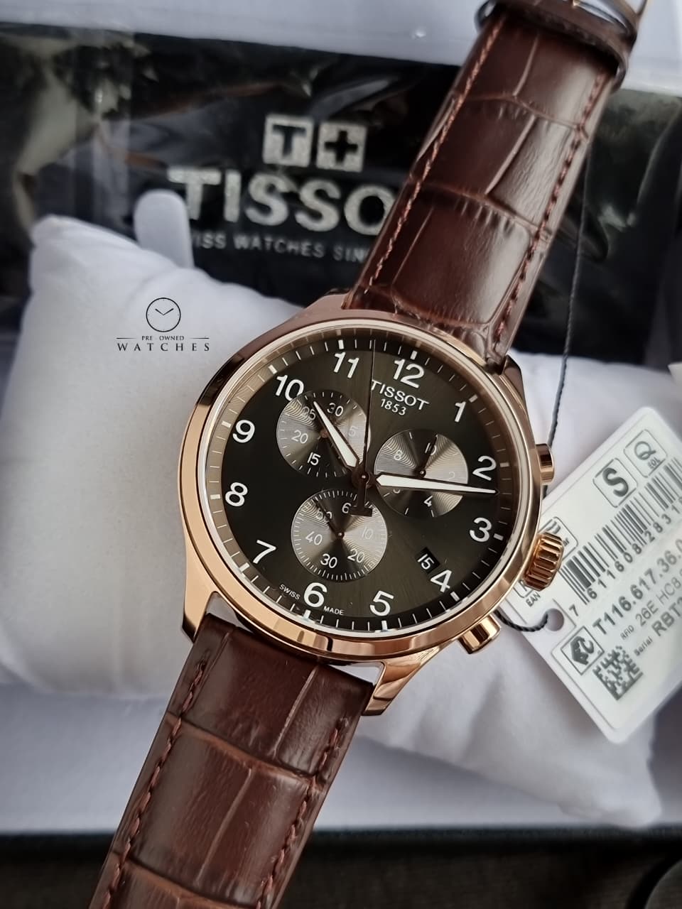 Tissot Chrono XL Classic T116.617.36.057.01 – Black Dial Chronograph, Quartz, 45mm