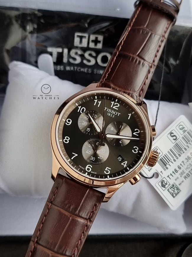Tissot Chrono XL Classic T116.617.36.057.01 – Black Dial Chronograph, Quartz, 45mm Hover Image