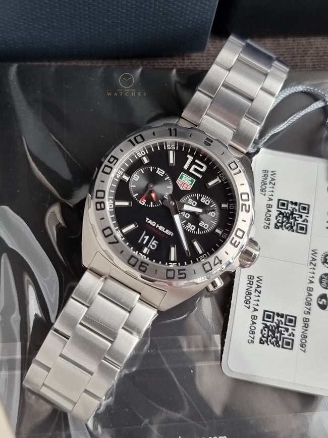 TAG Heuer Formula 1 Date WAZ111A.BA0875 – Quartz, Stainless Steel, 41mm Main Image