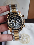 Versace V-Ray VE2I00421 Men's Watch – Chronograph, 44mm, Stainless Steel, 5ATM Quartz