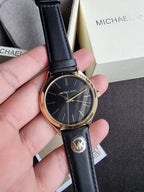 Michael Kors Slim Runway MK7553 Women's Watch – Black Dial, Stainless Steel, Quartz