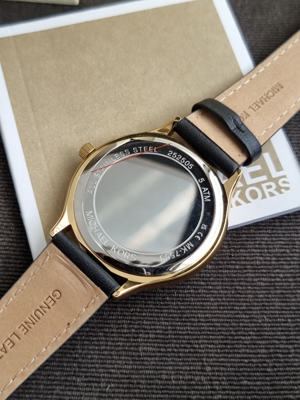 Michael Kors Slim Runway MK7553 Women's Watch – Black Dial, Stainless Steel, Quartz