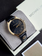 Michael Kors Slim Runway MK7553 Women's Watch – Black Dial, Stainless Steel, Quartz