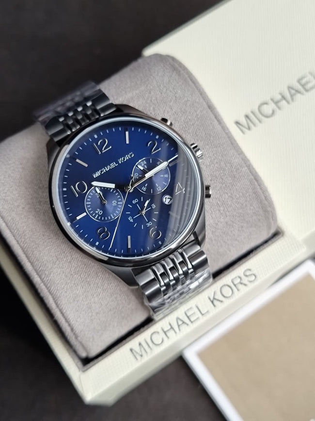 Michael Kors MK8639 Men's Watch – Chronograph, Stainless Steel, Quartz Hover Image