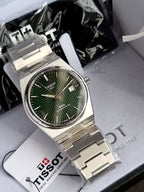 Tissot PRX Powermatic 80 Silver Stainless Steel Green Dial Automatic Watch for Gents - T137.407.11.091.00