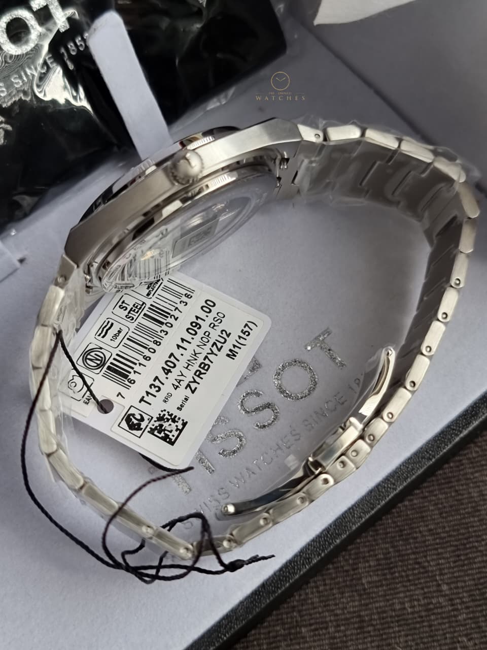 Tissot PRX Powermatic 80 Silver Stainless Steel Green Dial Automatic Watch for Gents - T137.407.11.091.00