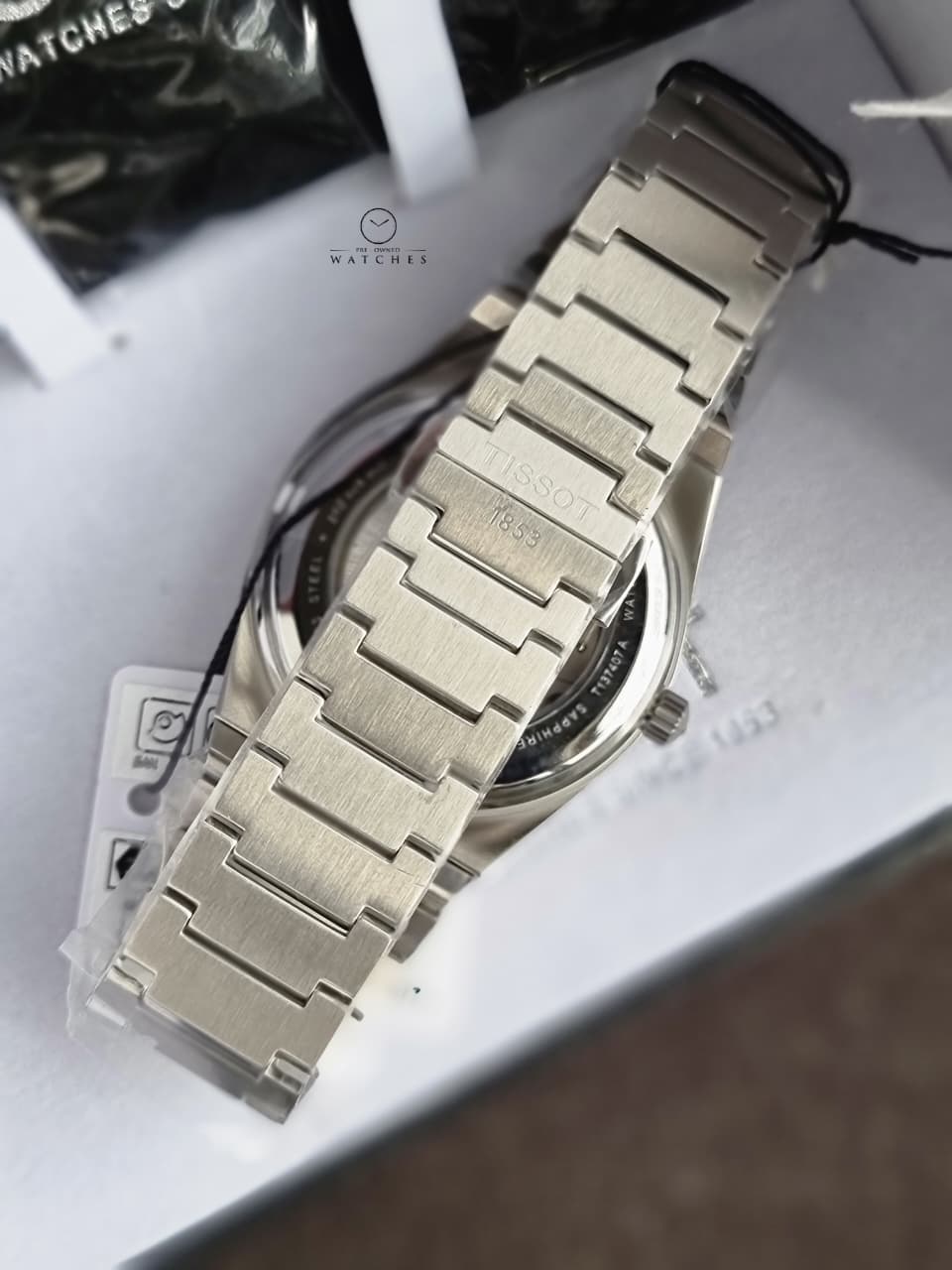 Tissot PRX Powermatic 80 Silver Stainless Steel Green Dial Automatic Watch for Gents - T137.407.11.091.00